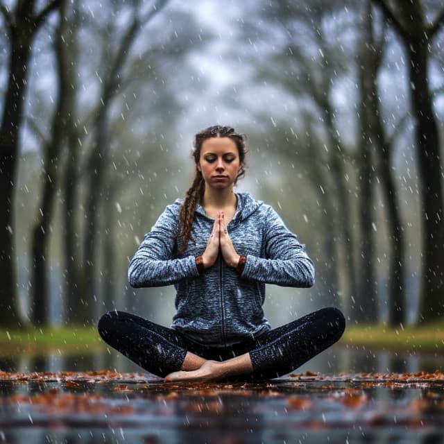 Yoga Rain: Peaceful Drizzle Symphony - Solitude Beats