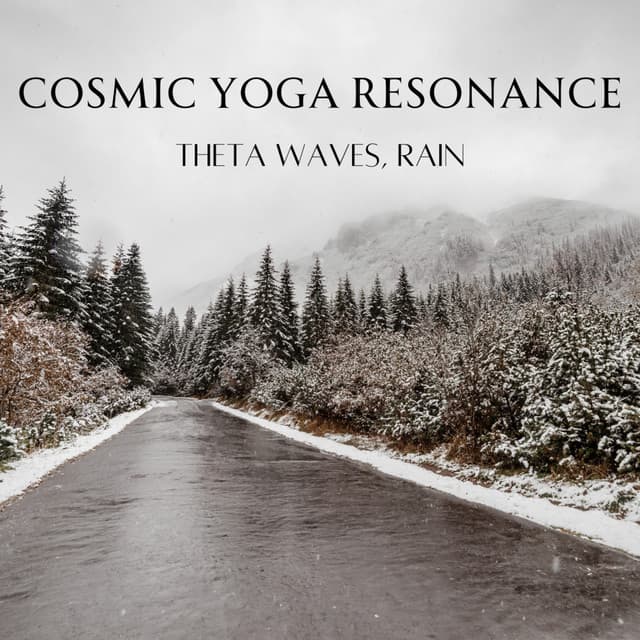 Cosmic Yoga Resonance: Theta Waves, Rain - Yoga Meditation Music