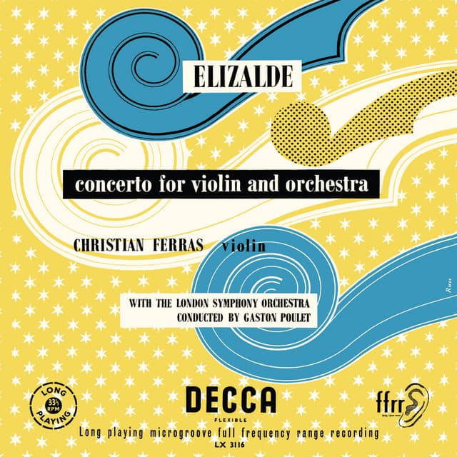 Elizalde: Violin Concerto; Encores - Christian Ferras