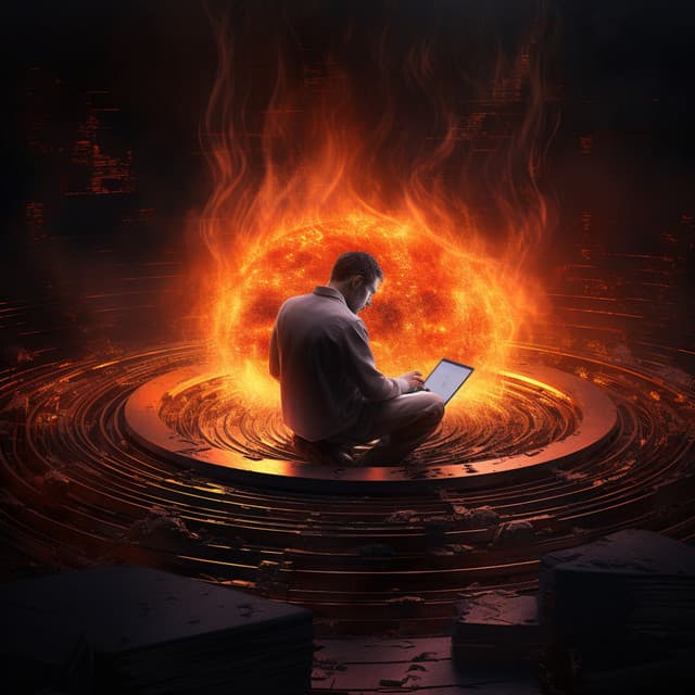 Study Hearth: Binaural Fire Harmonies - Binaural Beats Studying Music
