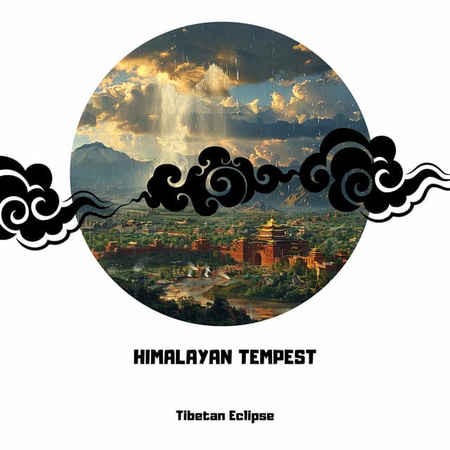 Himalayan Tempest: Spiritual Journey Through Thunder and Wind - Tibetan Eclipse