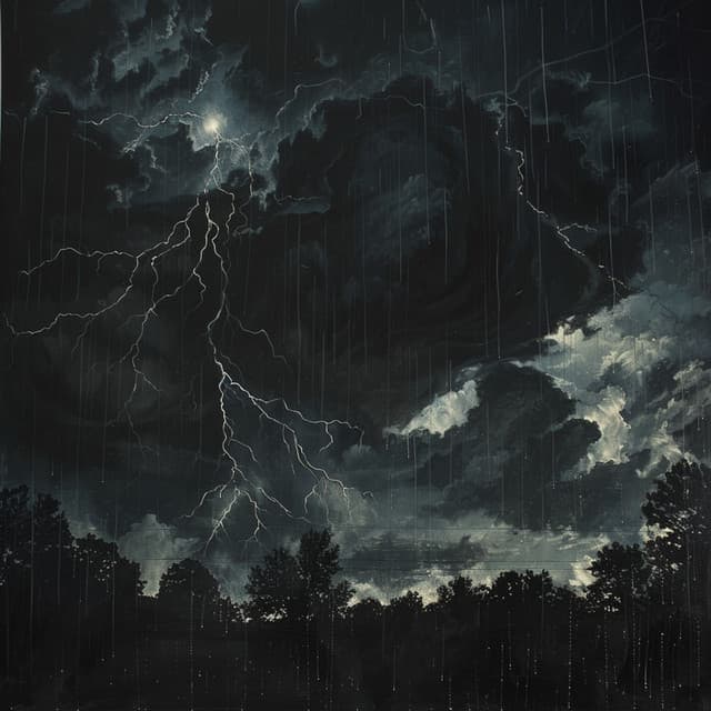 Thunder Reflections: Chill Rain for Mindful Relaxation - My Serenity