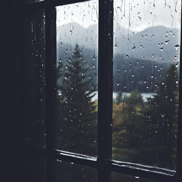 Música Para Alejarse: Gotas De Lluvia Somnolientas - Noche Nublada