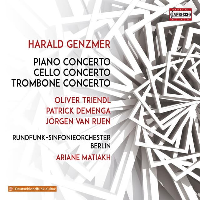 Genzmer: Piano Concerto No. 1, Cello Concerto & Trombone Concerto - Harald Genzmer