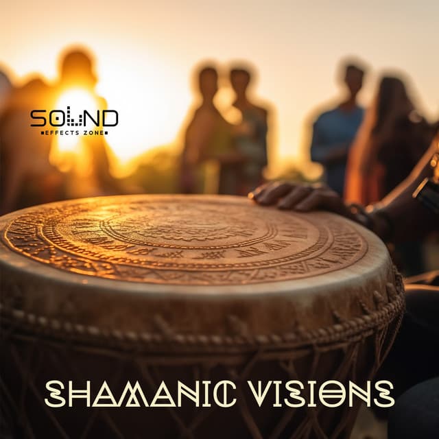 Shamanic Visions: Drumming Through Time, Echoes of Ancestral Wisdom, Spiritual Awakening, Celestial Transcendence, Earthly Connection - Sound Effects Zone