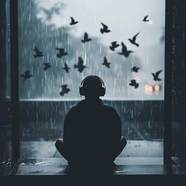 Relaxation Rain Retreat: Binaural Birds Serene Sounds - 92 96 Hz - Relaxation Channel