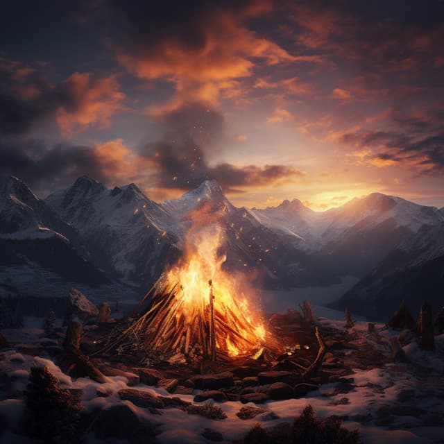 Fire's Study Meditation: Ambient Concentration Sounds - Healing Solfeggio Frequencies