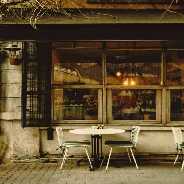 Backdrop for Double Caffeine Fixes - Relaxing Modern Lounge