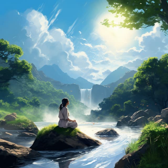 Binaural Zen Meditation by the River - Brainwave Samples