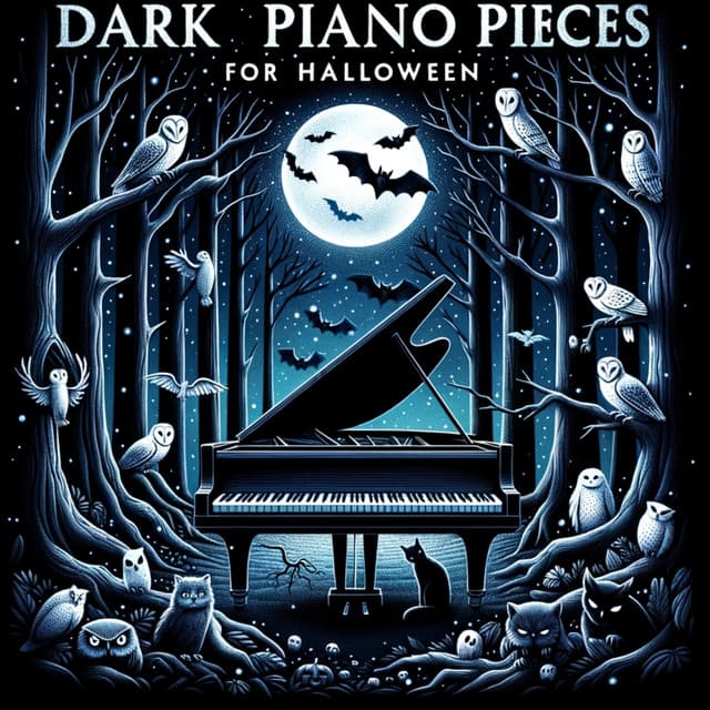 Dark Piano Pieces for Halloween - Calming Piano Music