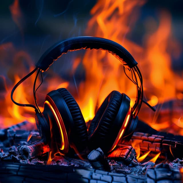 Binaural Hearth Glow: Fireside Melodies - Mindworld