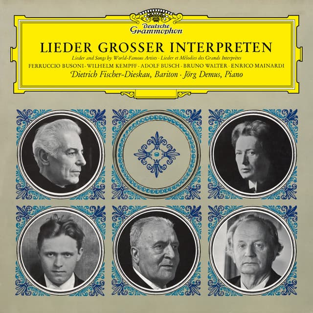 Songs by Great Artist-Composers - Dietrich Fischer-Dieskau