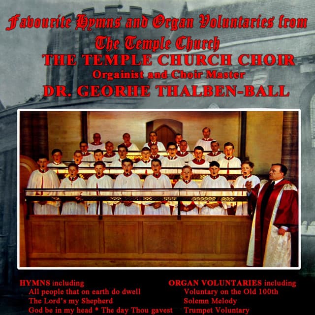 Favourite Hymns and Organ Voluntaries from the Temple Church - Henry Purcell