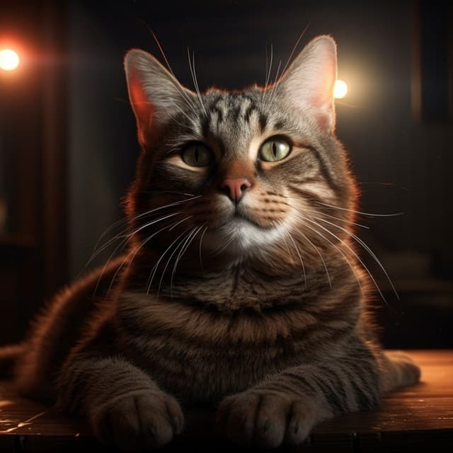 Cats' Binaural Relaxation: Soothing Feline Sounds - Theta Aum