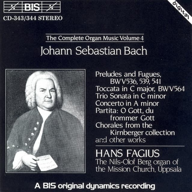 Bach, J.S.: Organ Music , Vol. 4 - Johann Sebastian Bach