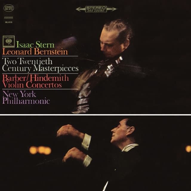 Barber: Violin Concerto, Op. 14 - Hindemith: Violin Concerto - Isaac Stern