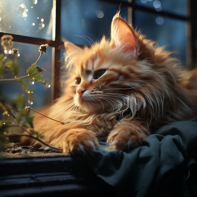 Retiro Reparador Lluvioso Para El Gato: Música Para Aliviar El Estrés - Grabaciones de transmisiones externas