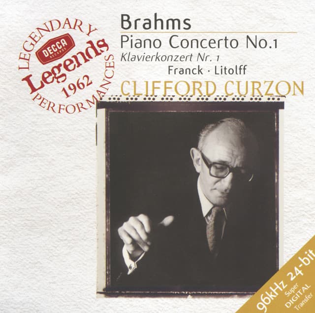 Brahms: Piano Concerto No.1 / Franck: Variations Symphoniques / Litolff: Scherzo - Sir Clifford Curzon