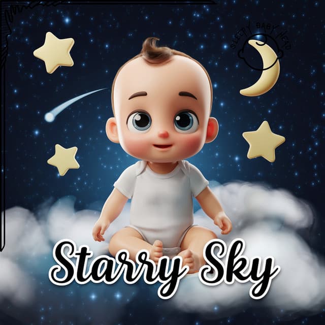 Starry Sky - Sleepy Baby Head