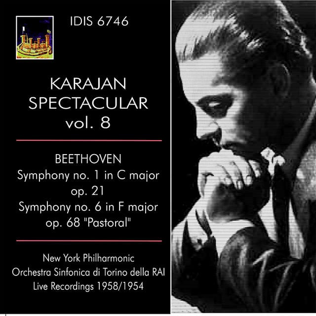 Karajan spectacular vol 8 New york Philharmonic Orchestra Orchestra Sinfonica Rai Torino Live Rrecordings 1958 - 1954 - Ludwig van Beethoven