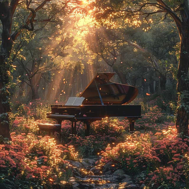 El Viaje Melódico Del Piano: Melodías Tranquilas Para La Serenidad - Piano y lluvia