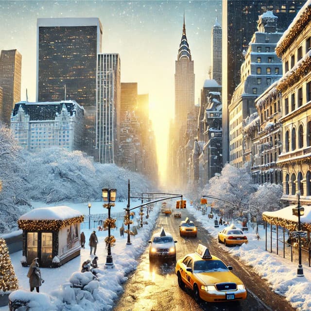 Winter New York Jazz: Elegant Mix - Background Instrumental Music Collective