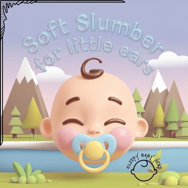 Soft Slumber for Little Ears - Sleepy Baby Head