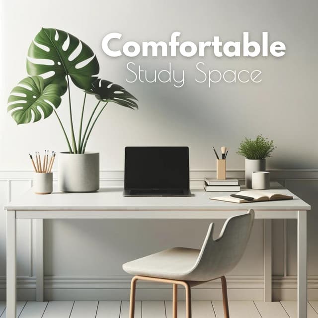 Comfortable Study Space: Home Office and Relaxation Nook - Good Mood Music Academy