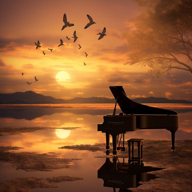 Melodic Currents: Piano Flow - Piano Sound Comfort