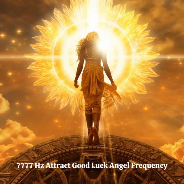 7777 Hz Attract Good Luck Angel Frequency - Solfeggio Sacred