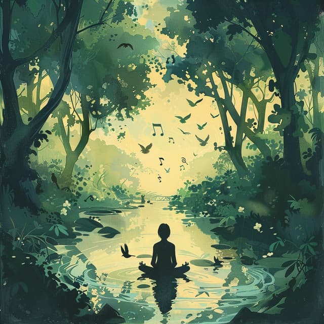 Creek Chants: Binaural Meditation with Birds of Nature - 80 88 Hz - Fresh Air and Meditation