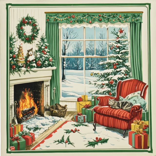 Yuletide Flames: A Cozy Christmas - Relaxation and Dreams