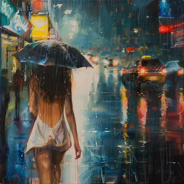 Pulso De Lluvia: Flujo Rítmico Musical - Sonidos relajantes marrones calmantes