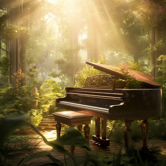 Teclas Bañadas Por El Sol: Melodías De La Naturaleza En Cuerdas De Piano - Piano Relajante