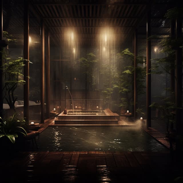 Spa Showers: Rain Binaural Harmony - Binaural Beats Noise