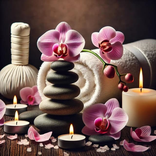 Meditación en Spa: Musicoterapia Relajante para Aliviar el Estrés, Ambiente Tranquilo para Practicar Yoga y Relajarse - Relajación