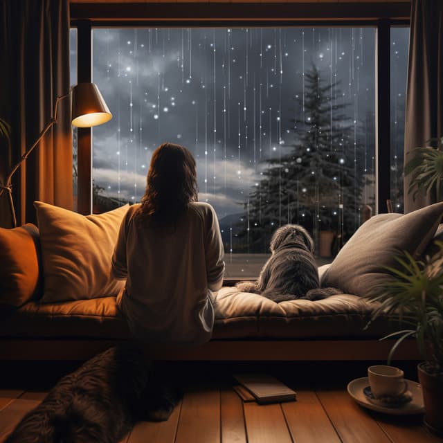 Lluvia Armónica: Melodías Para Compañeros Felinos - Sonidos de la Naturaleza Relajacion