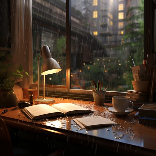 Rainy Study Ambiance: Drizzle's Academic Hymn - Singing Nature