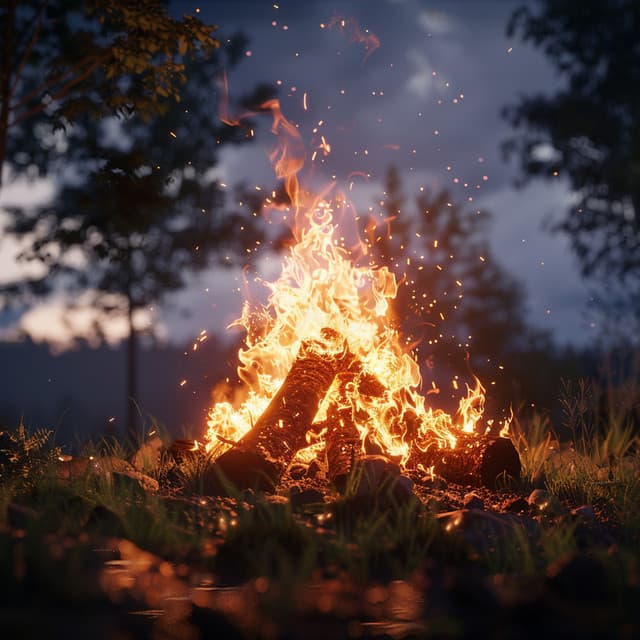 Binaural Fire Journey: Essence of Warmth - Sonic Brainwaves