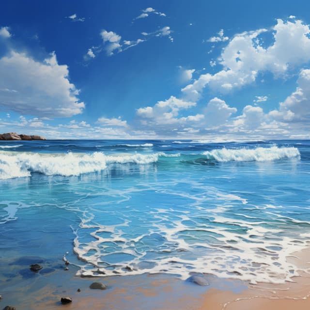 Ocean Study Ambiance: Serene Academic Echoes - Focus and Concentration