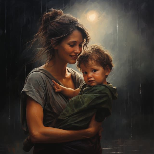 Nana De Piano Lluvioso Para Un Bebé Pacífico - Húmedo