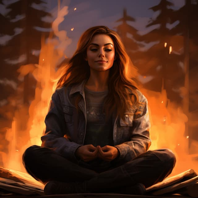 Llamas De Meditación: Ecos Ambientales Calmantes Del Fuego - Madre tierra hd