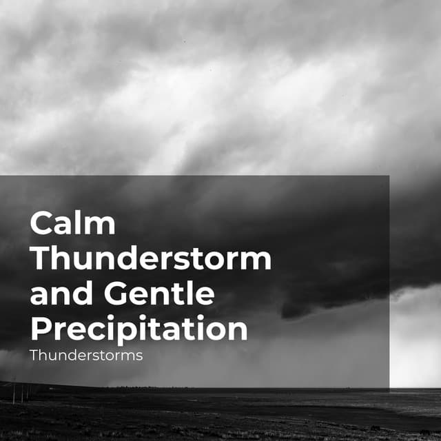 Calm Thunderstorm and Gentle Precipitation - Thunderstorms