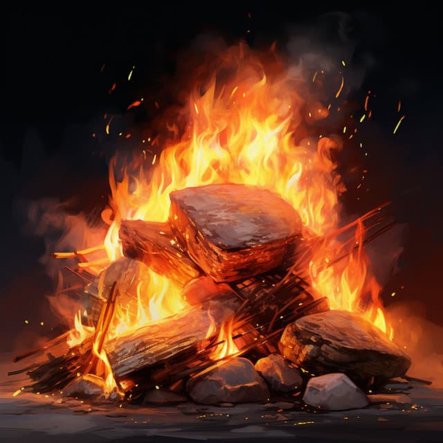 Fire Meditation: Warm Embers for Mindful Relaxation - Smoothe Sounds