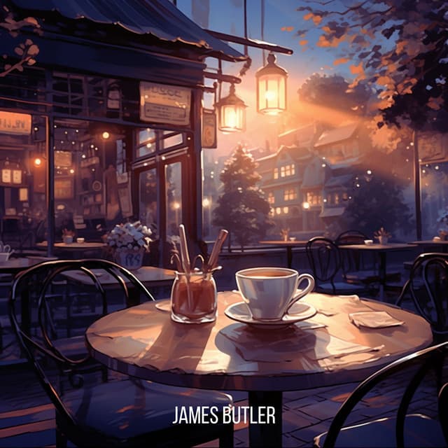 At the Café - James Butler