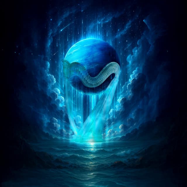 Neptune Rain & Crystal Harp Beneath the Storm - Rose Armstrong
