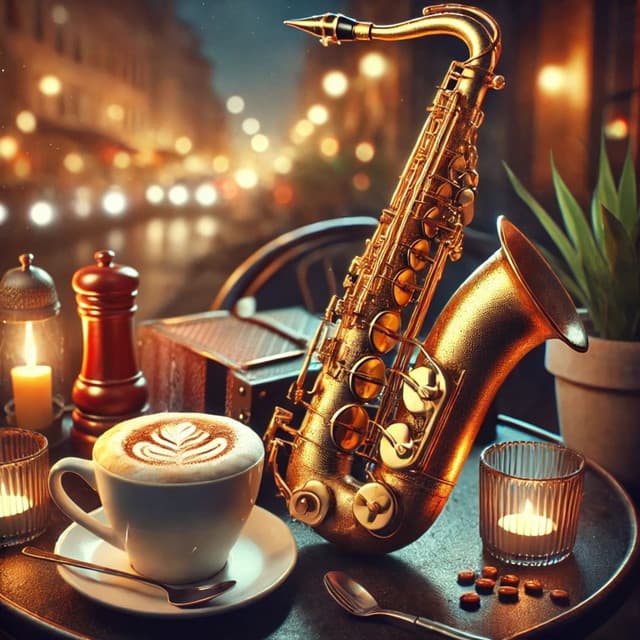 Vanillaccino: Saxophone Coffee Shop Ambience, Smooth Jazz Instrumental BGM - Marcus Daves
