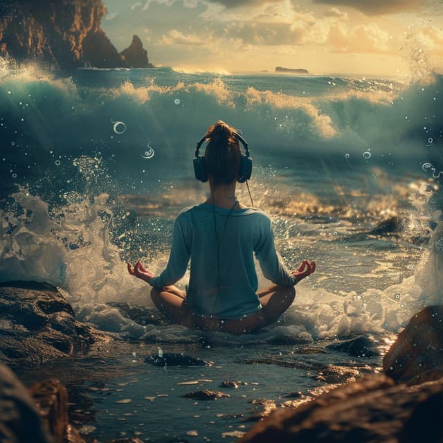 Ocean's Meditation Journey: Harmonic Soundscapes - Deep Sleep Meditation Music