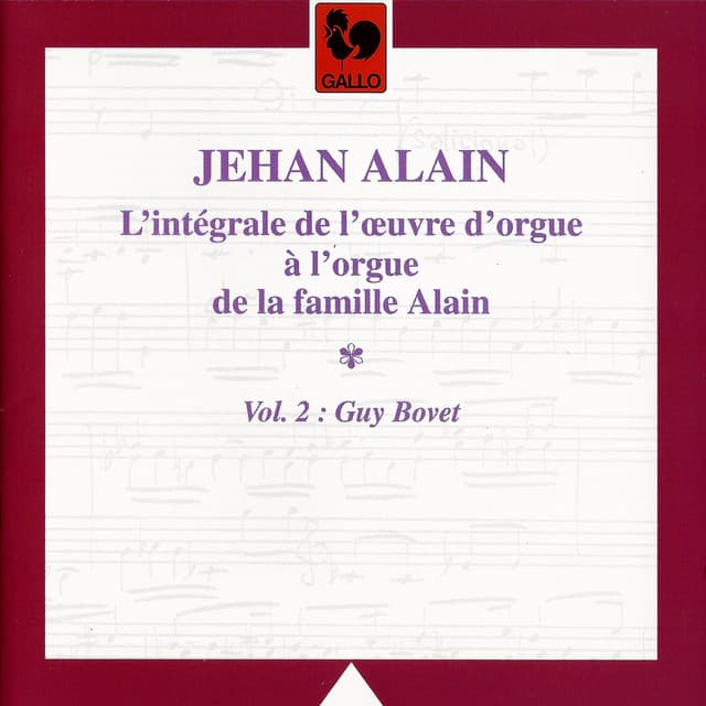 Jehan Alain: Complete Organ Works, Vol. 2 - Jehan Alain