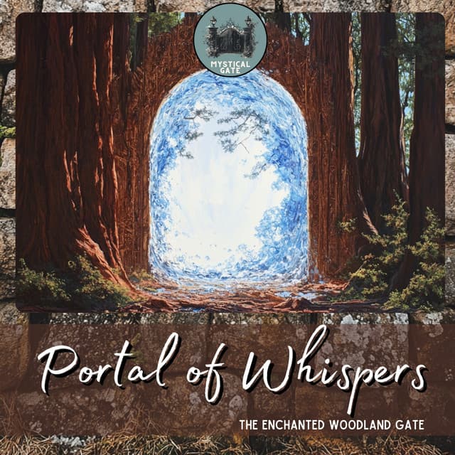Portal of Whispers: The Enchanted Woodland Gate - Mystical Gate